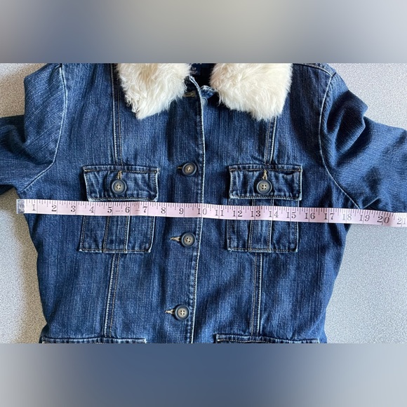 Vintage Roots Blue Denim Jean Jacket Size Small - Picture 10 of 13